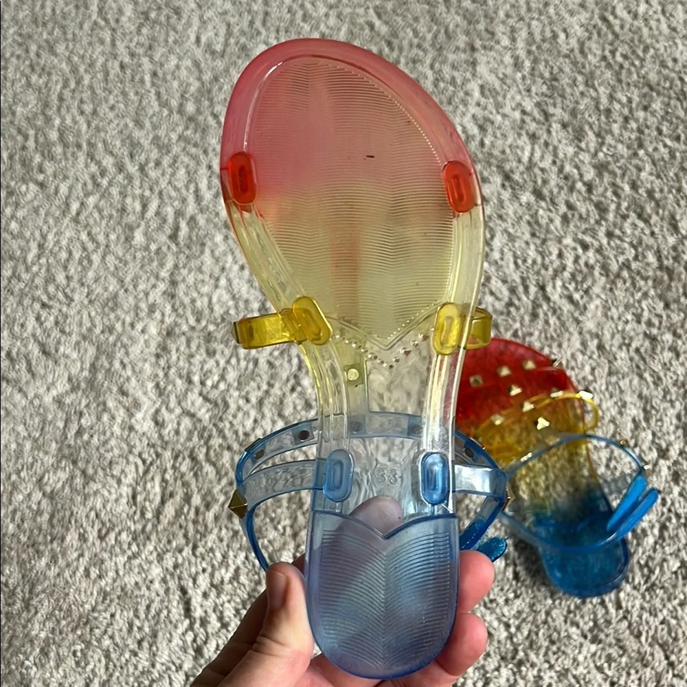 Tahari Colorful Kids Sandals - Size 2 - Picture 3 of 5